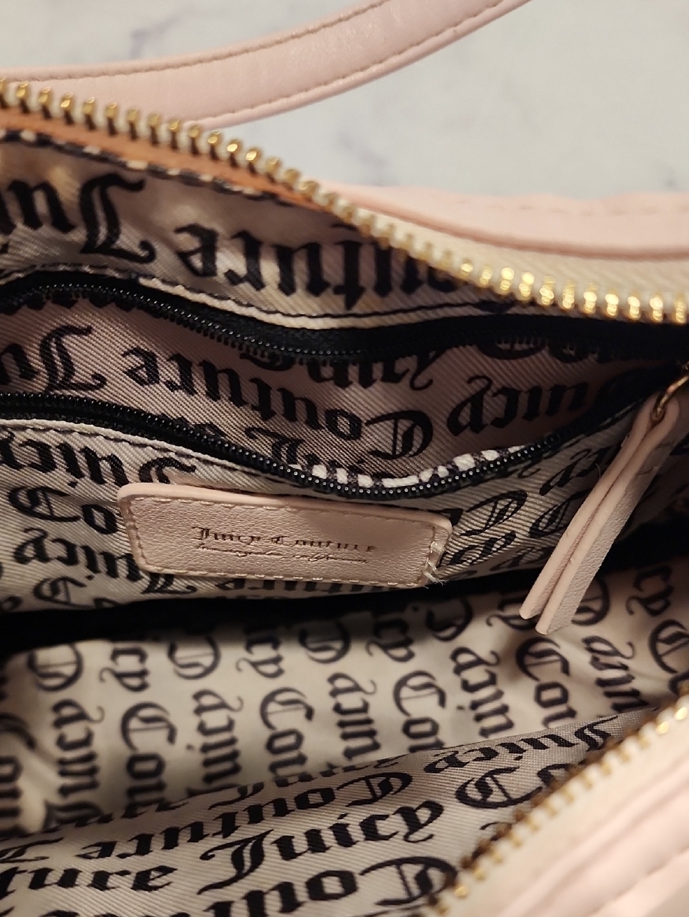 Juicy Couture Pale Pink Small Shoulder Bag - Picture 9 of 9